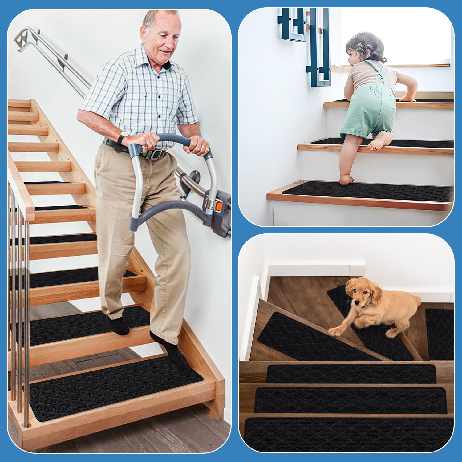 PATTENGO 15-pack displayed on staircase ready for installation