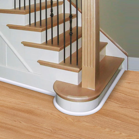 PATTENGO adhesive-backed quarter-round molding with no residue