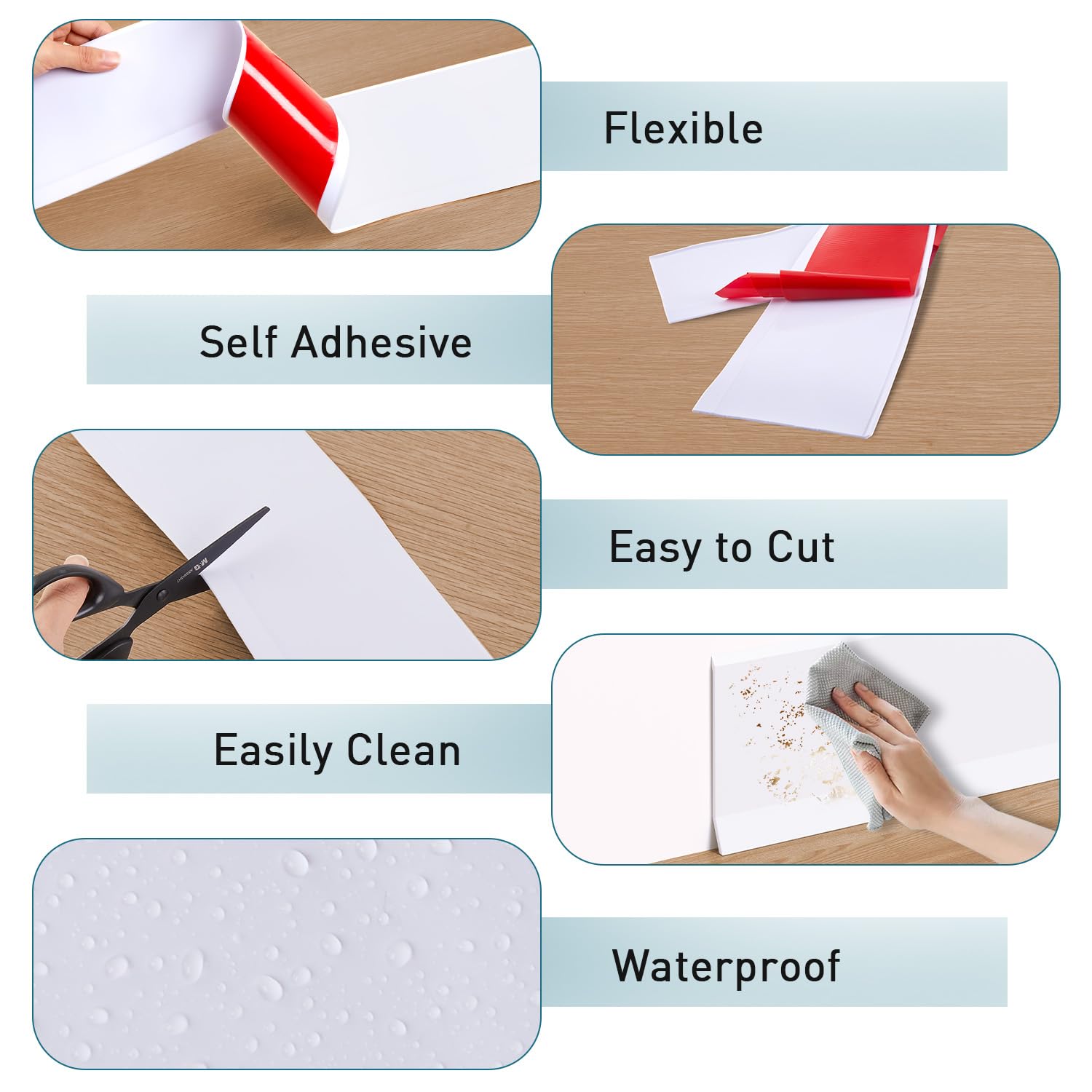 PATTENGO wide-compat-smooth-surfaces: sticks to tiles, glass, wood and more