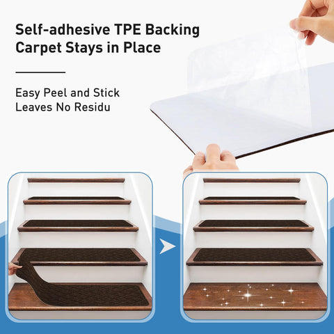 PATTENGO cuttable stair treads for odd or custom steps