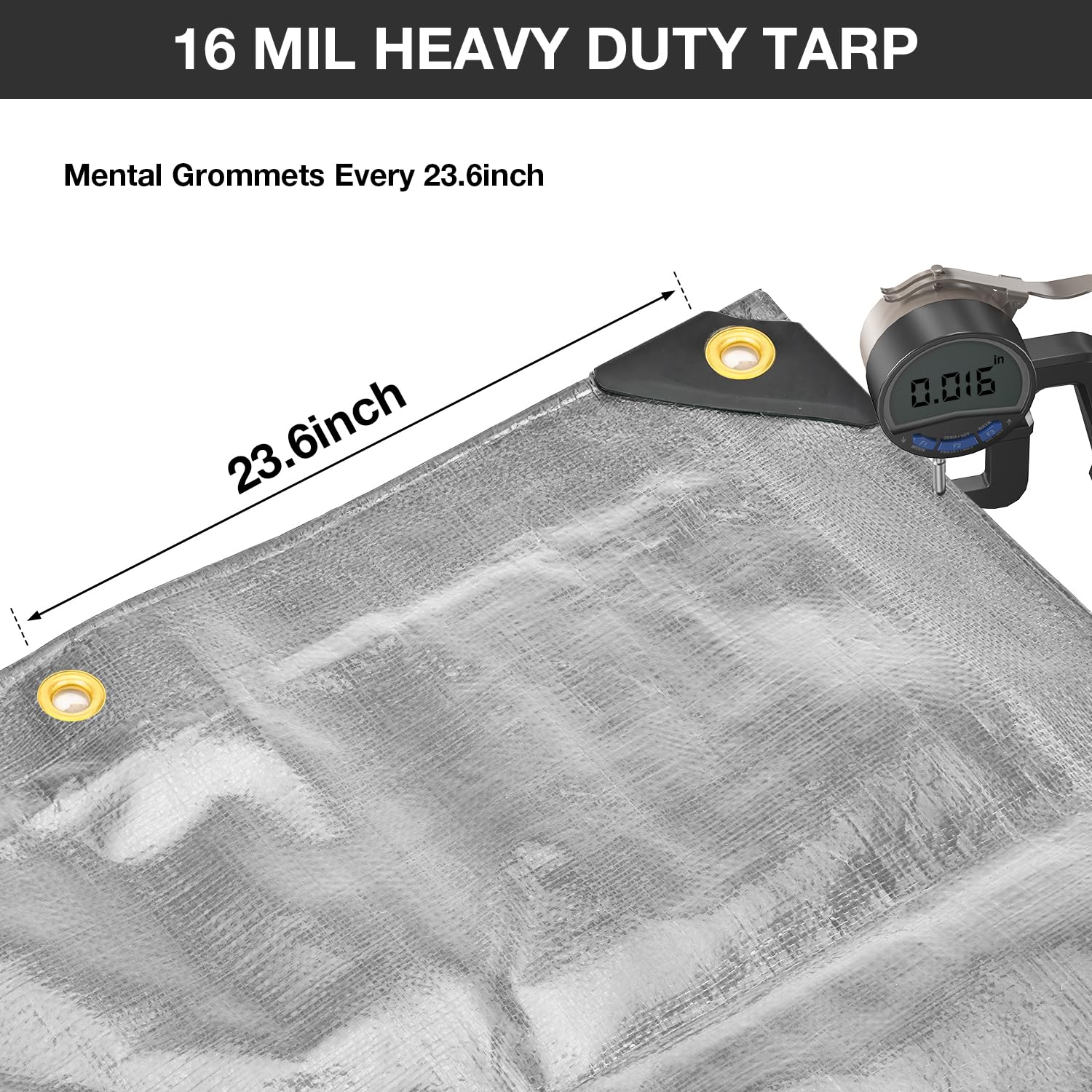 Pattiumo Tarp 16mil thickness delivers heavy-duty weather protection.