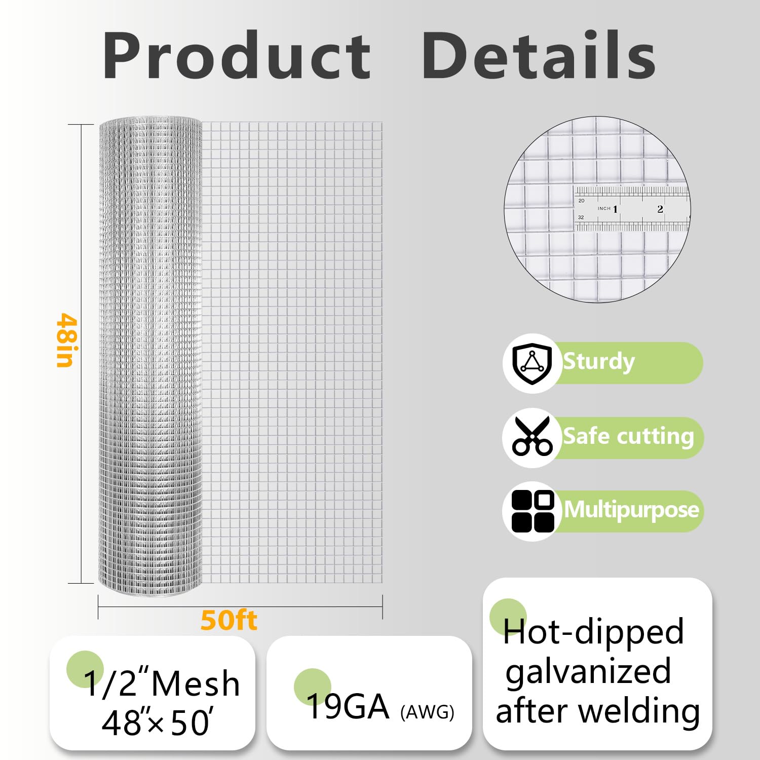 PAULEEN double-layer galvanized after welding cloth for rust resistance