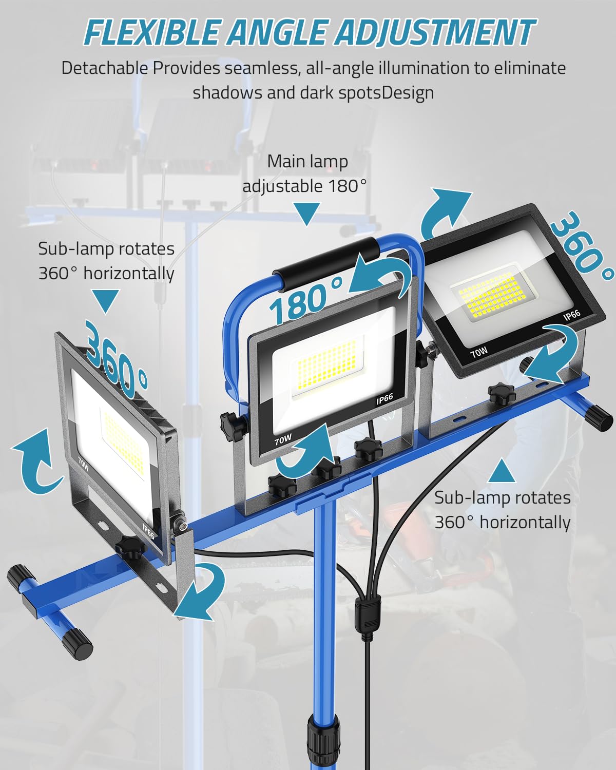 PAULINN die-cast aluminum housing stays cool during long operation