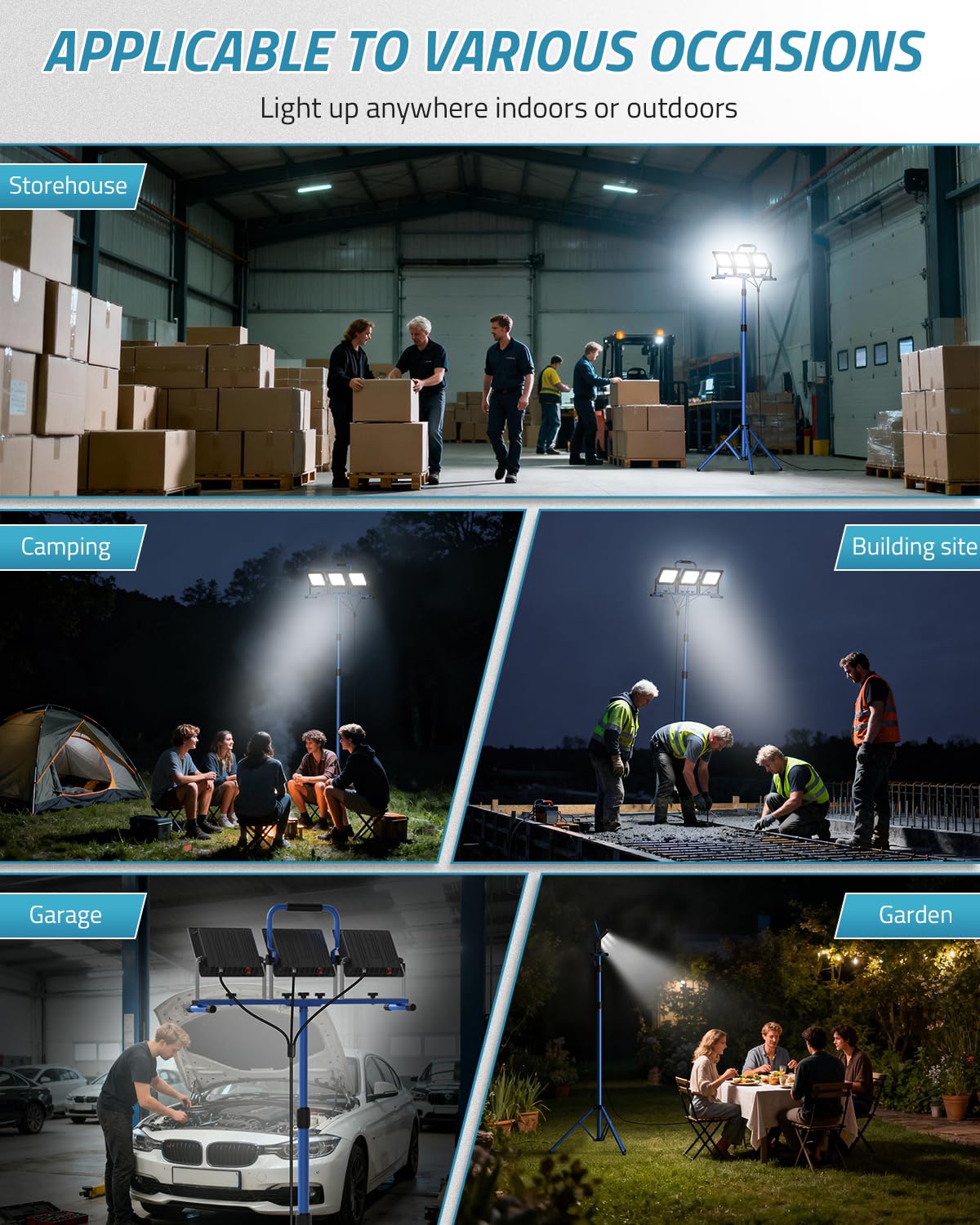 PAULINN natural 6500K white light improves task visibility