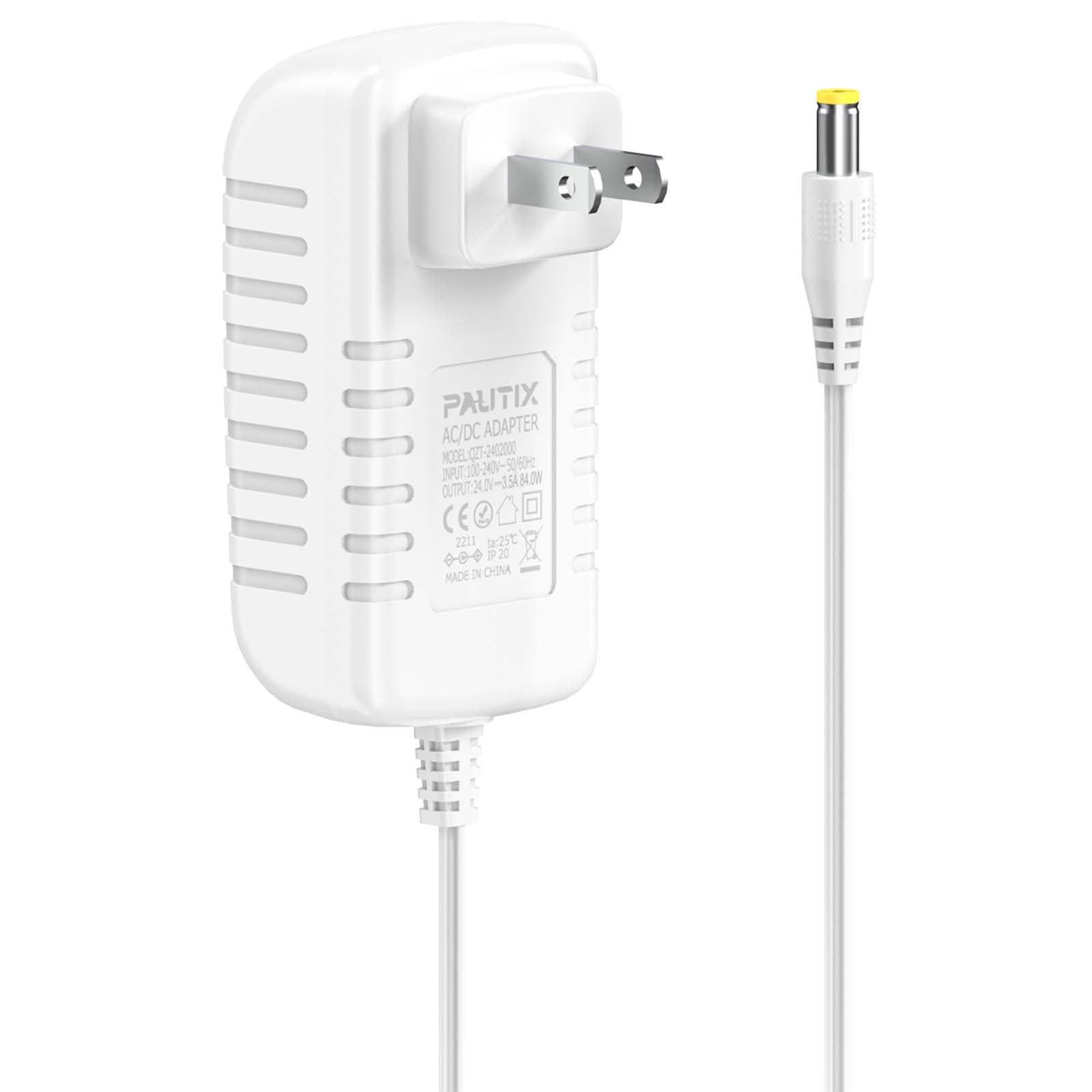 PAUTIX 24V DC power supply front view ideal for LED strips and cameras