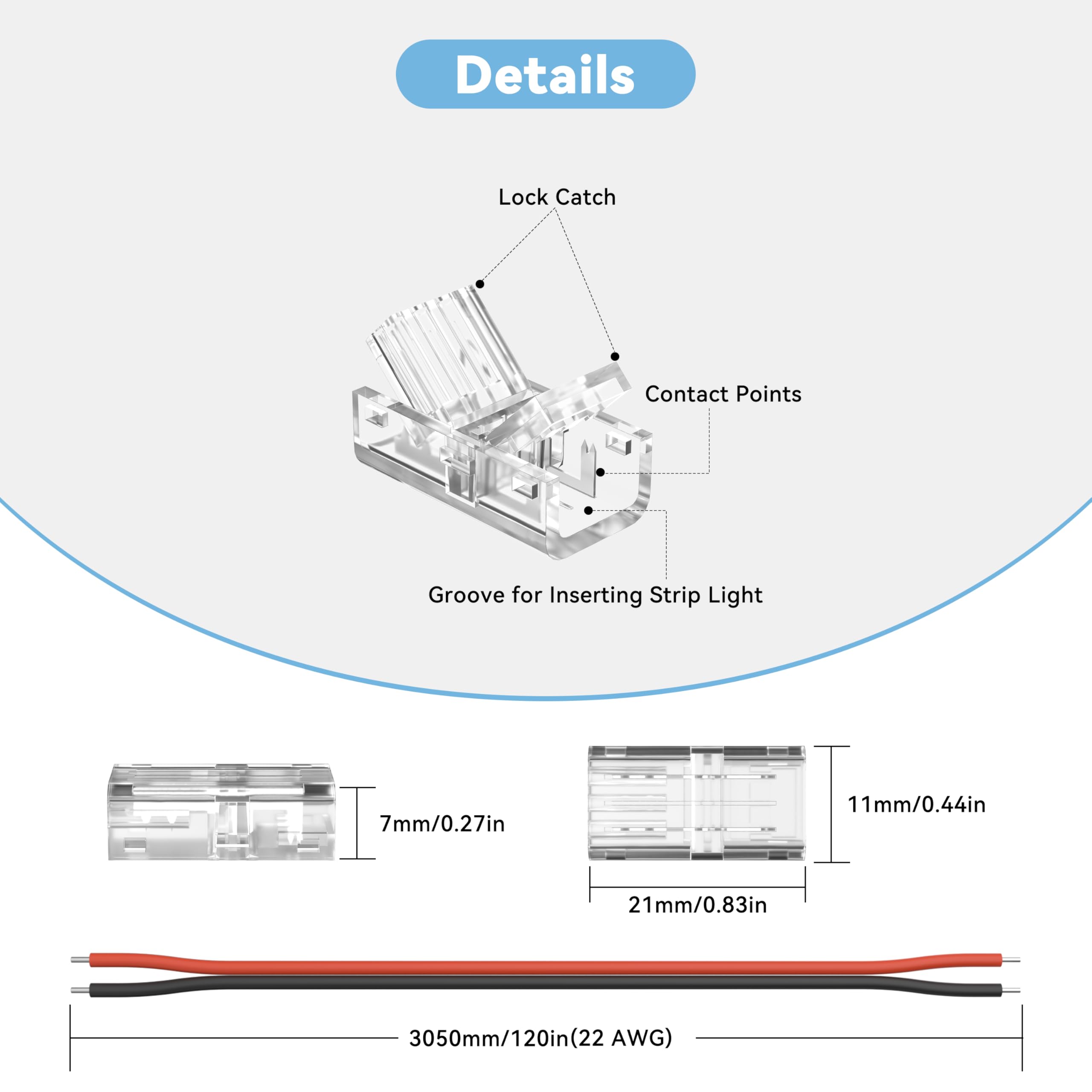 PAUTIX COB LED L-shaped corner use for flexible junctions