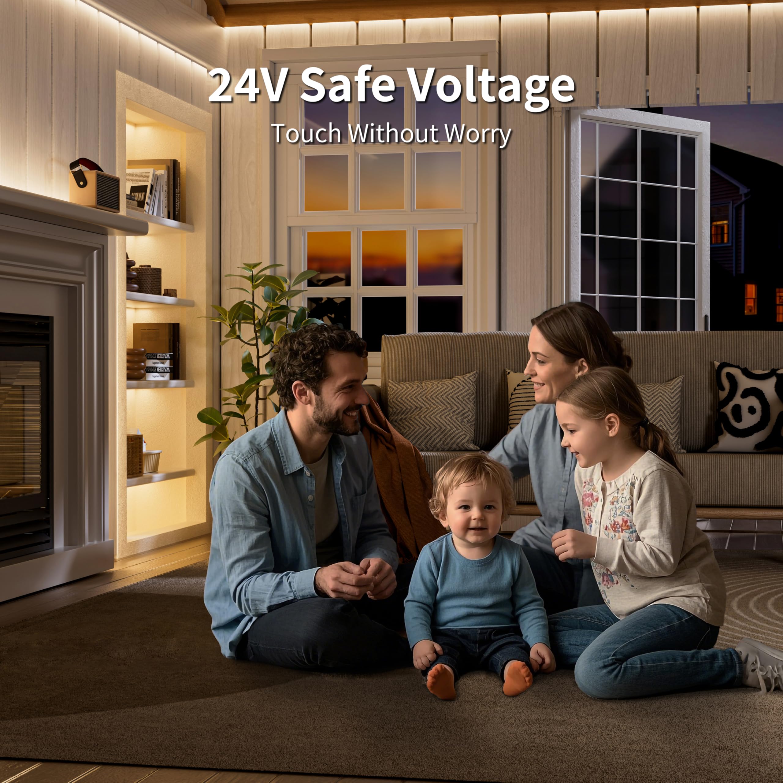 PAUTIX COB LED strip with 24V power interface enables reliable DIY installations.