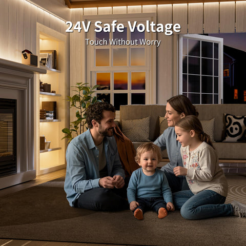 PAUTIX COB LED strip with 24V power interface enables reliable DIY installations.