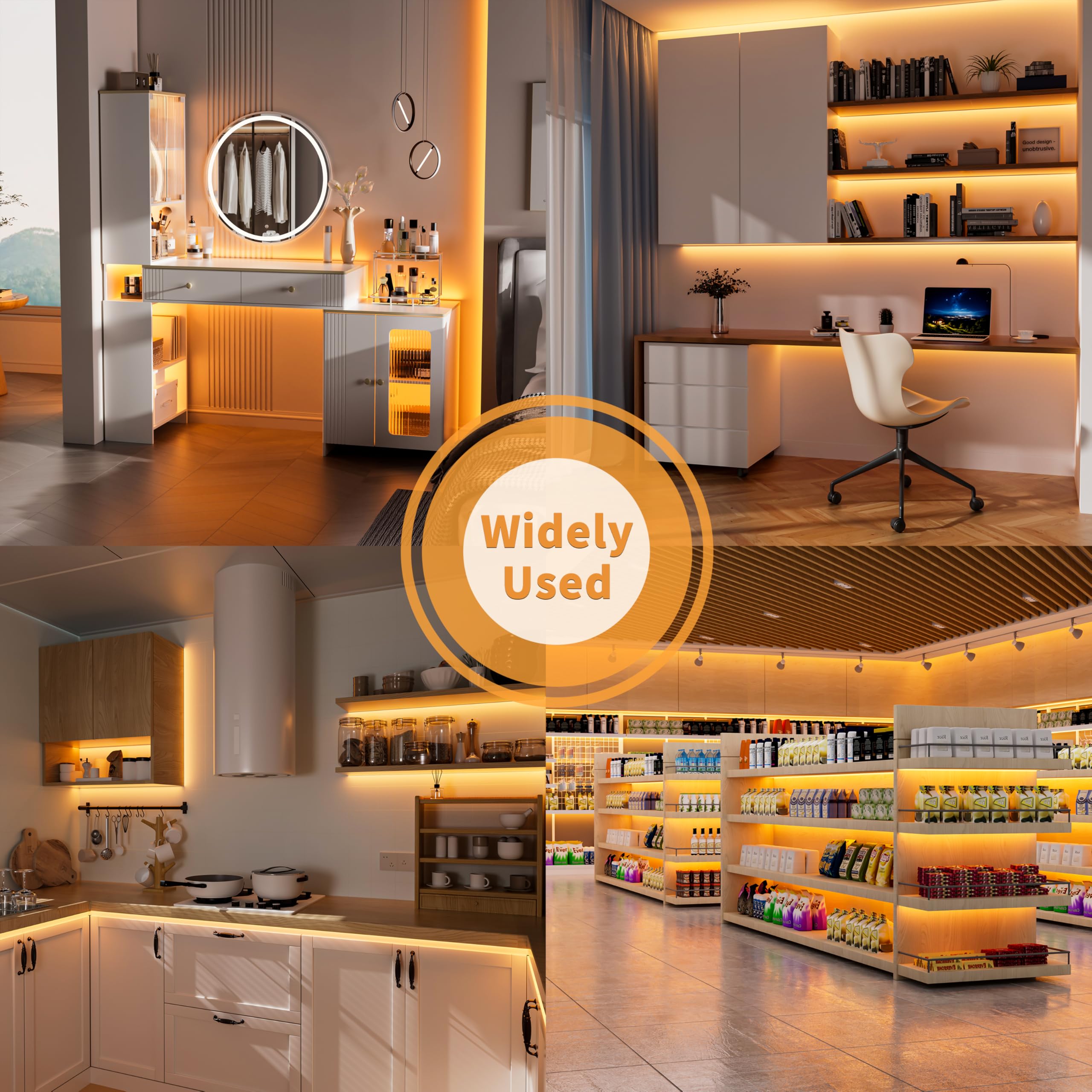 PAUTIX COB LED strip ideal for cabinet lighting and backlighting
