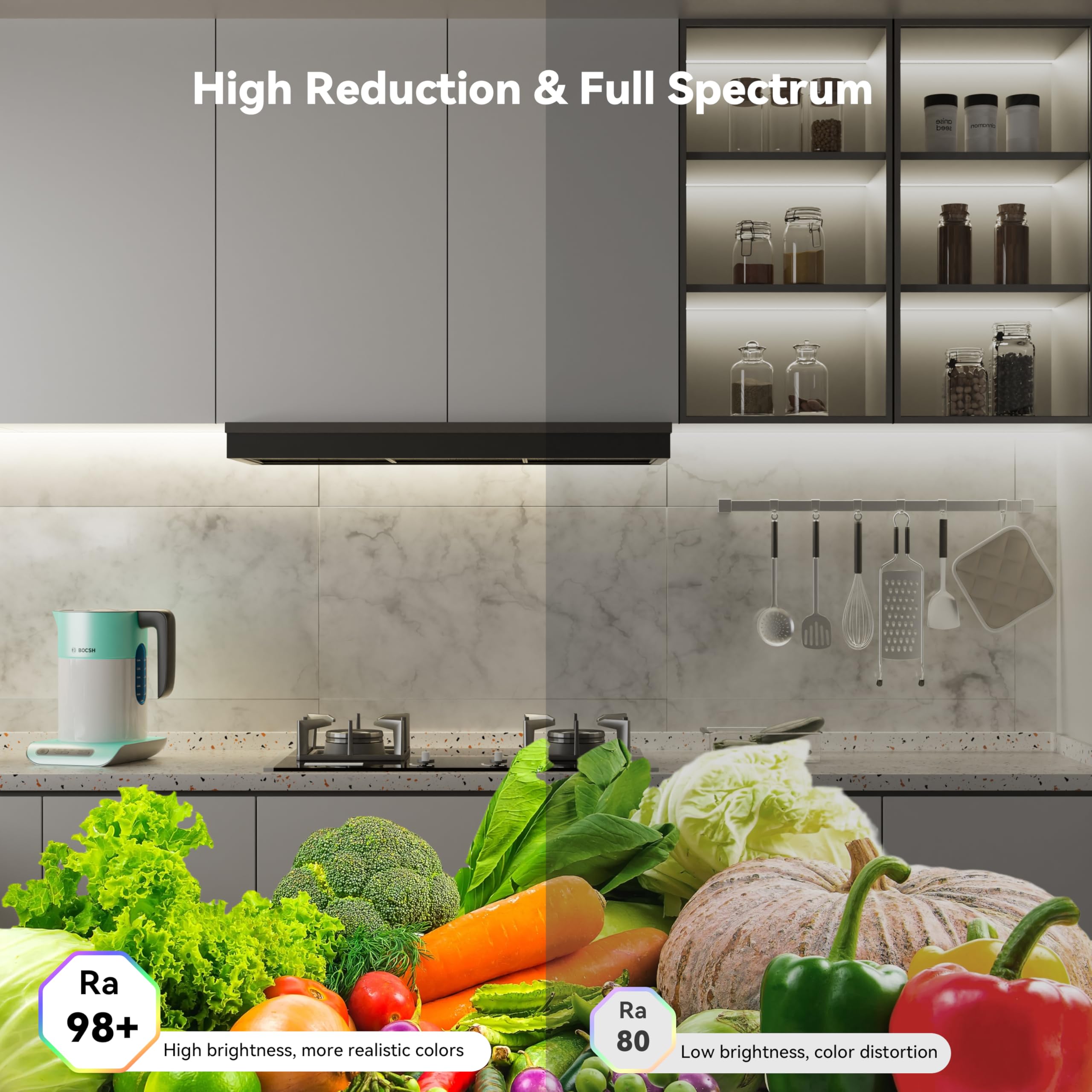 PAUTIX COB LED strip cut-and-connect feature enables flexible DIY sizing