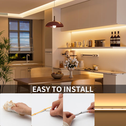 PAUTIX COB LED strip long-lasting lighting up to 65,000 hours