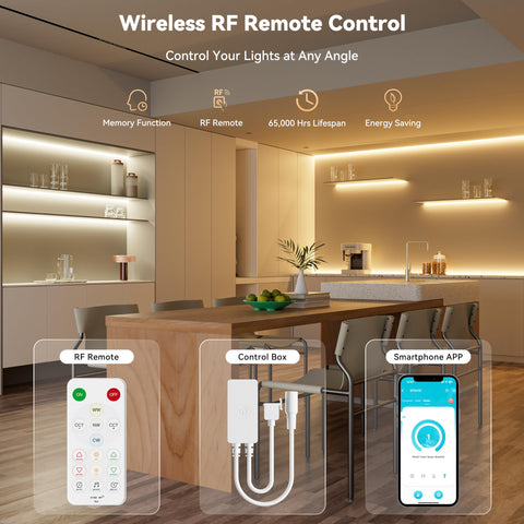 PAUTIX COB LED strip beside makeup mirror for accurate color temperature options