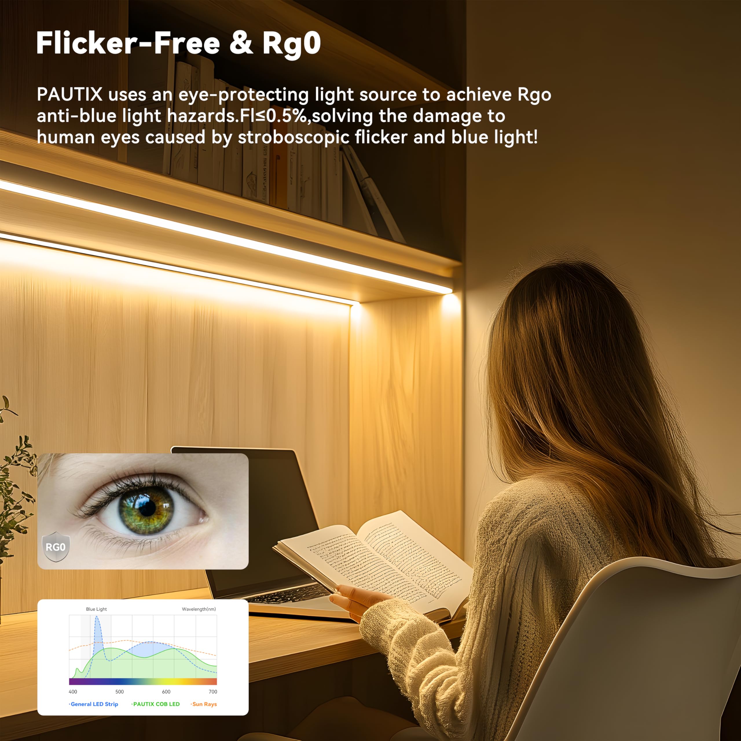 PAUTIX living room lighting adds warm ambience