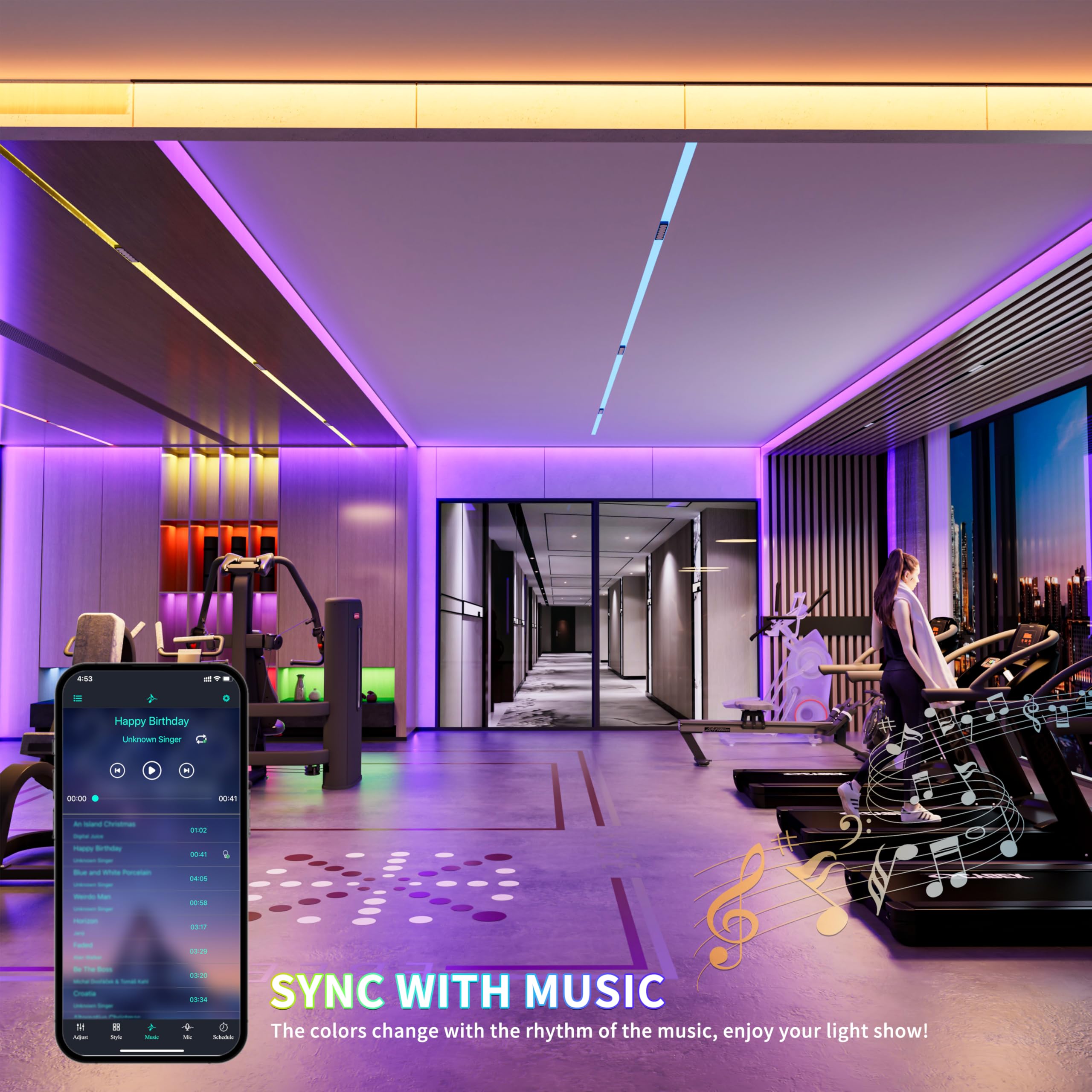 PAUTIX color-changing remote-control demo for instant mood shifts