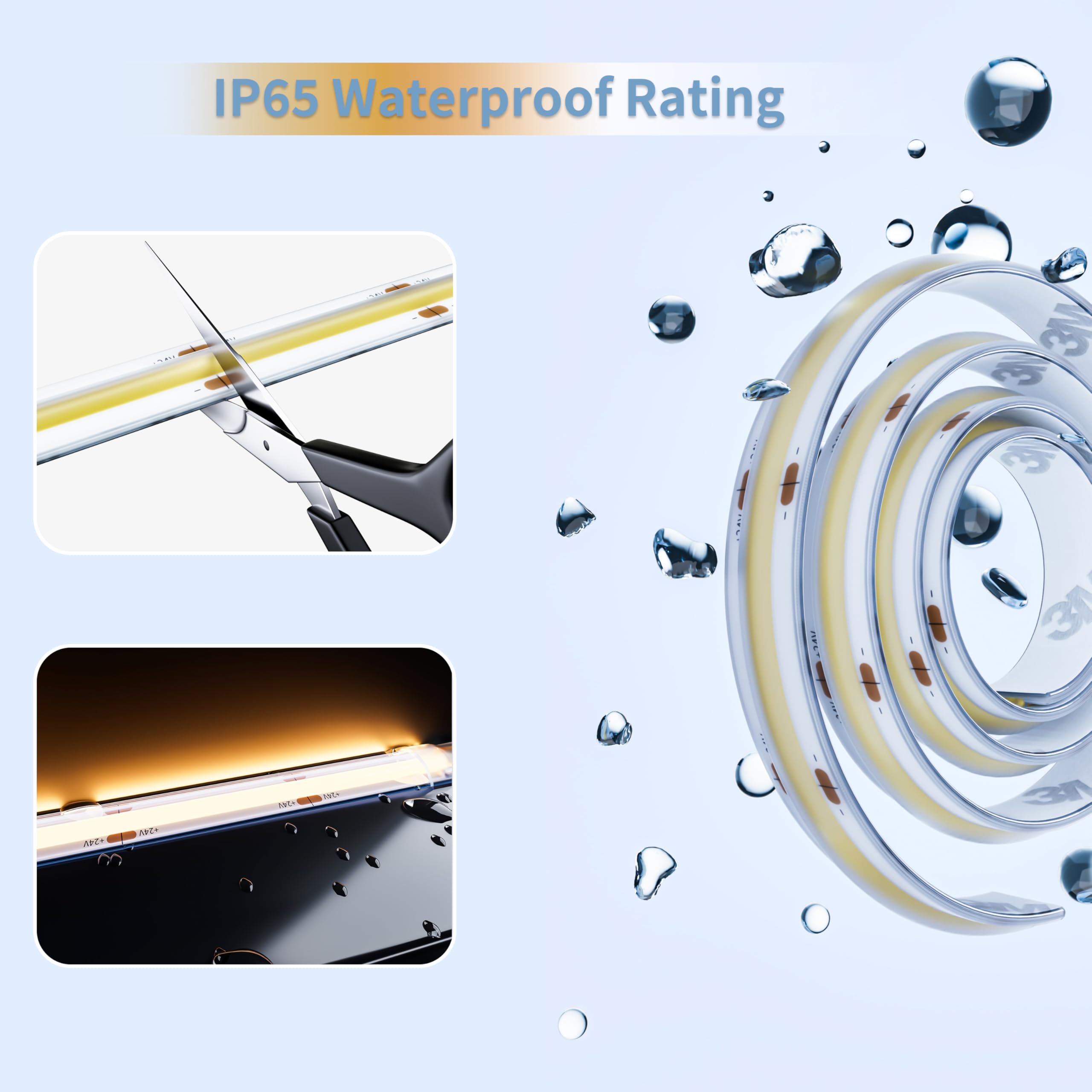 PAUTIX dimmable LED strip for customizable brightness levels