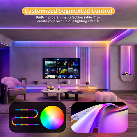 PAUTIX dotless LED strip under-cabinet lighting for kitchen tasks.