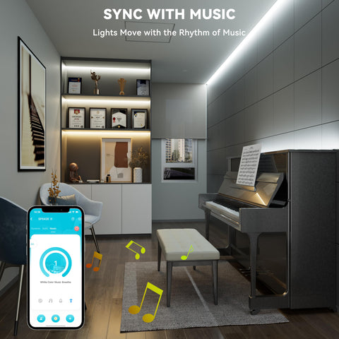 PAUTIX strip supports voice control with Alexa and Google Assistant.
