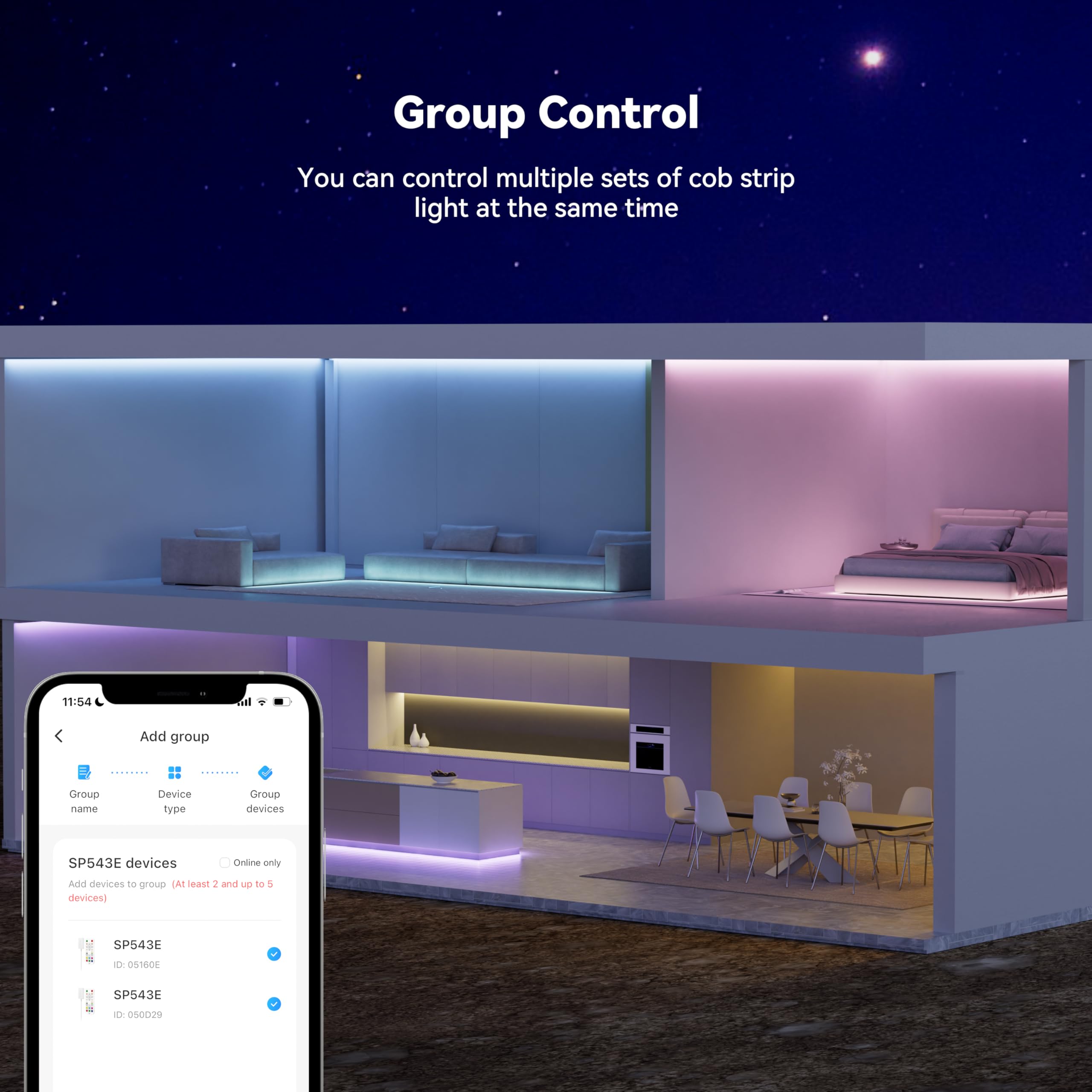 PAUTIX music-sync mode matching lighting to beats