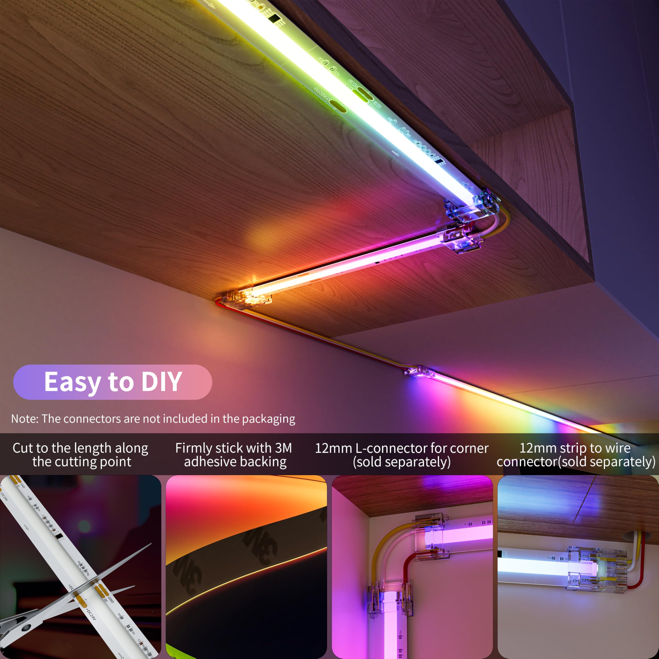 PAUTIX dense LED COB strip delivering seamless brightness