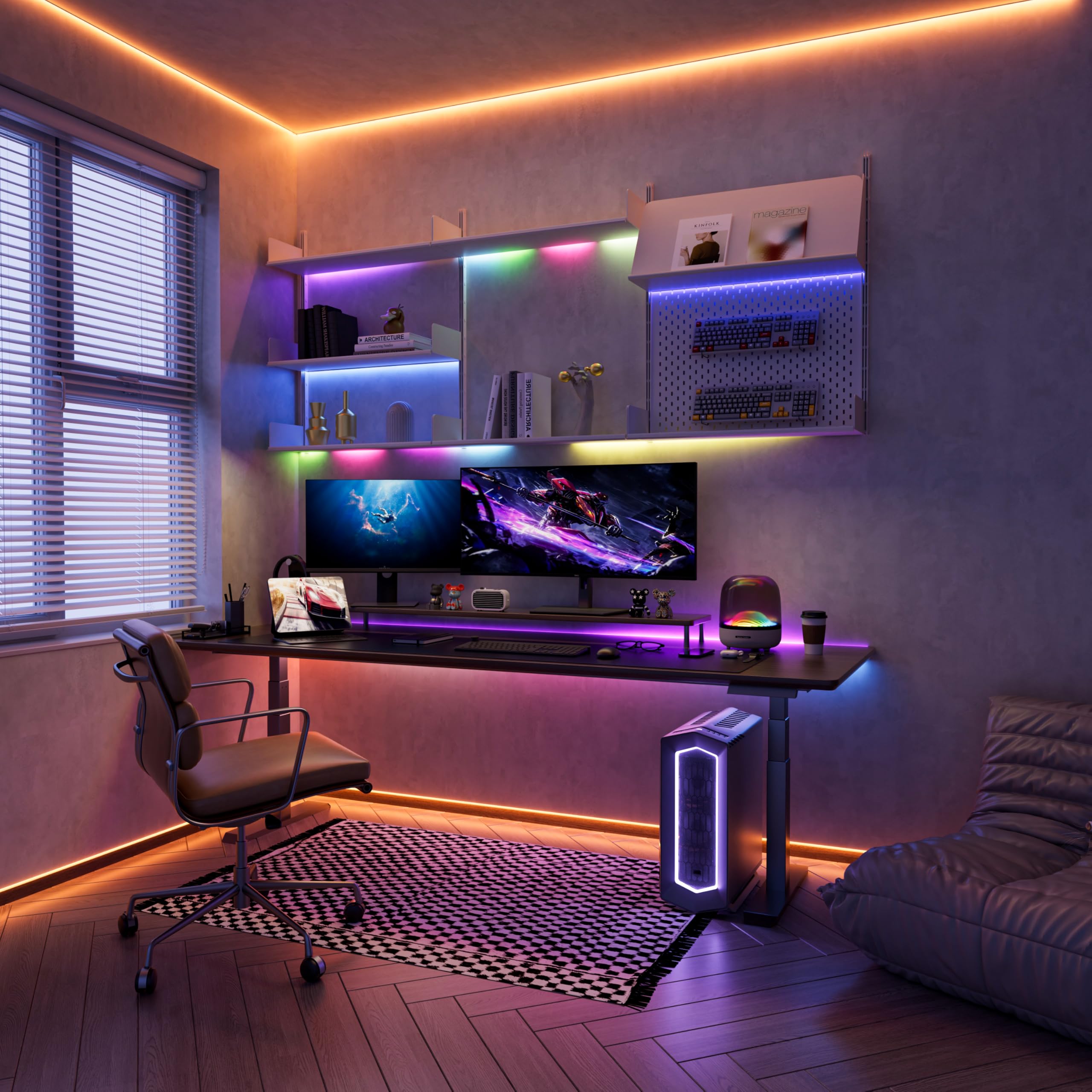 PAUTIX DIY installation with flexible 12mm wide COB LED strip