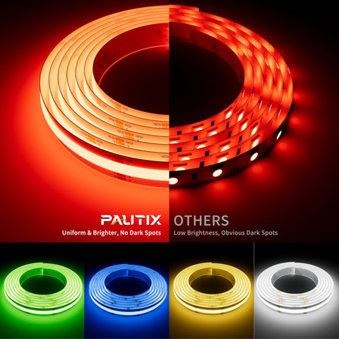 PAUTIX tv-backlight closeup shows bright, uniform glow