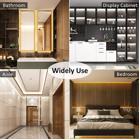PAUTIX kitchen under-cabinet light brightening work surfaces.