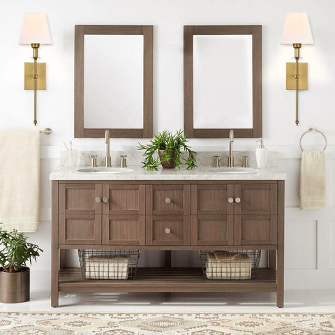 Pauwer slim wall sconces with flared white fabric shade diffusing warm light