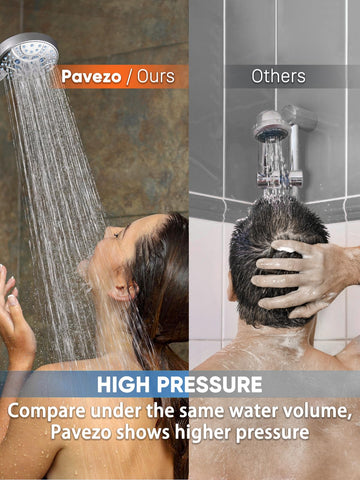 Pavezo rotation knob offering targeted and wide spray modes