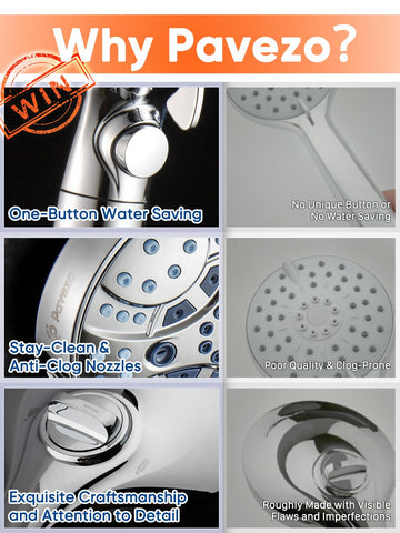 Pavezo six-zone nozzle design for full-coverage spray