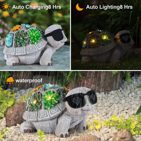 Pawatee solar turtle statue makes a thoughtful gift for women and grandparents.