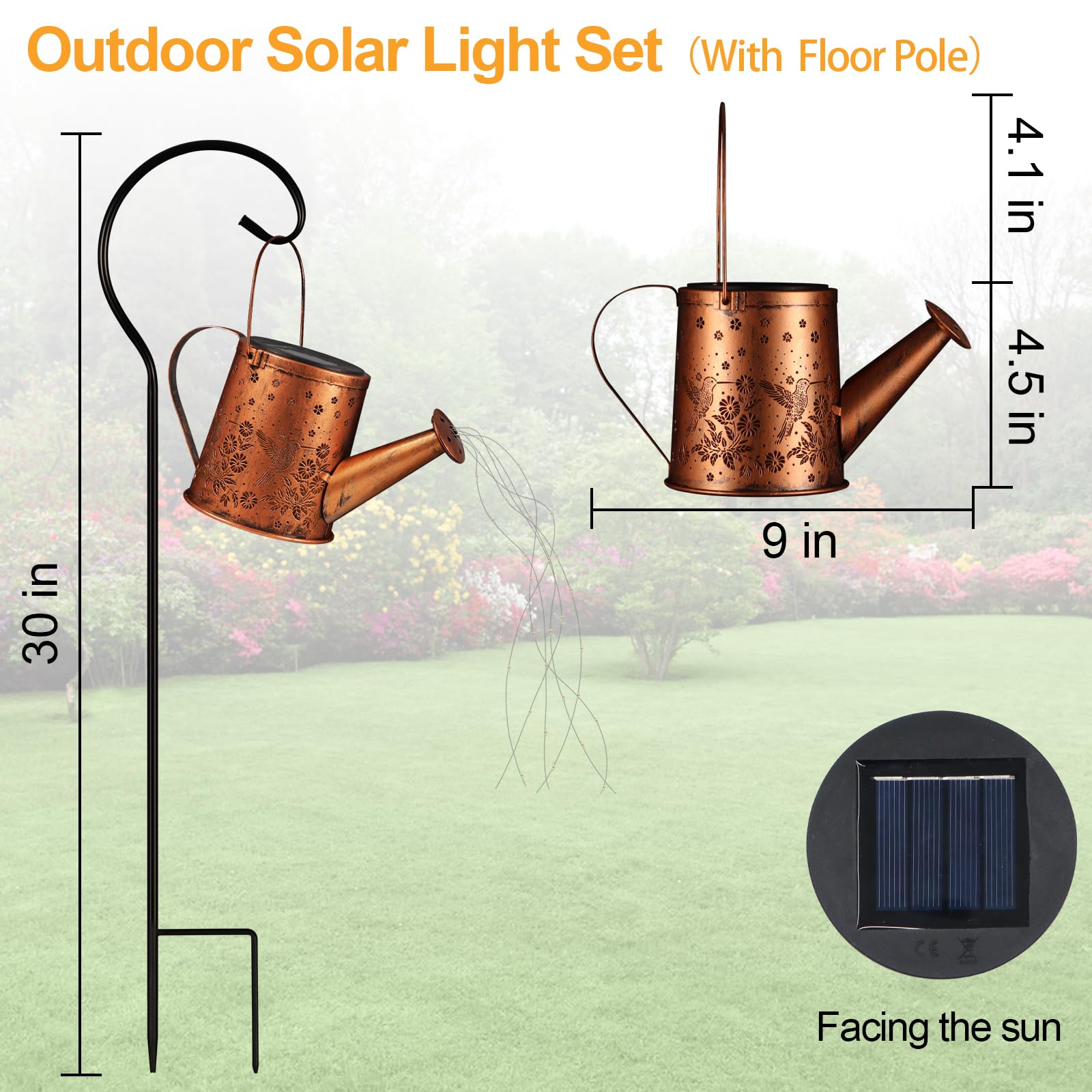 Pawatee hook setup allows easy installation for flexible garden lighting.
