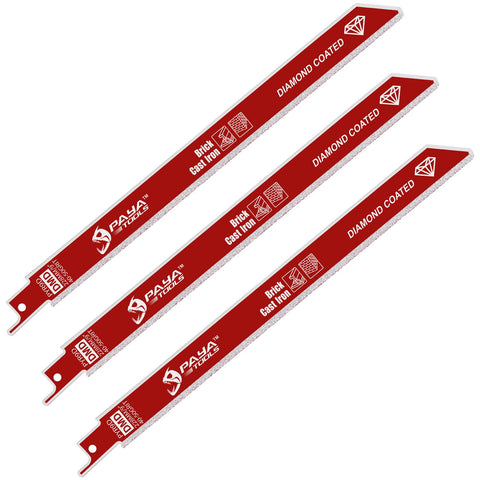 PAYA TOOLS 9-inch diamond edge blade cutting masonry with precision.