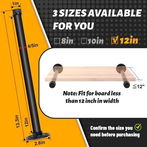 Payivsve easy-install brackets simplify DIY shelves with quick mounting.