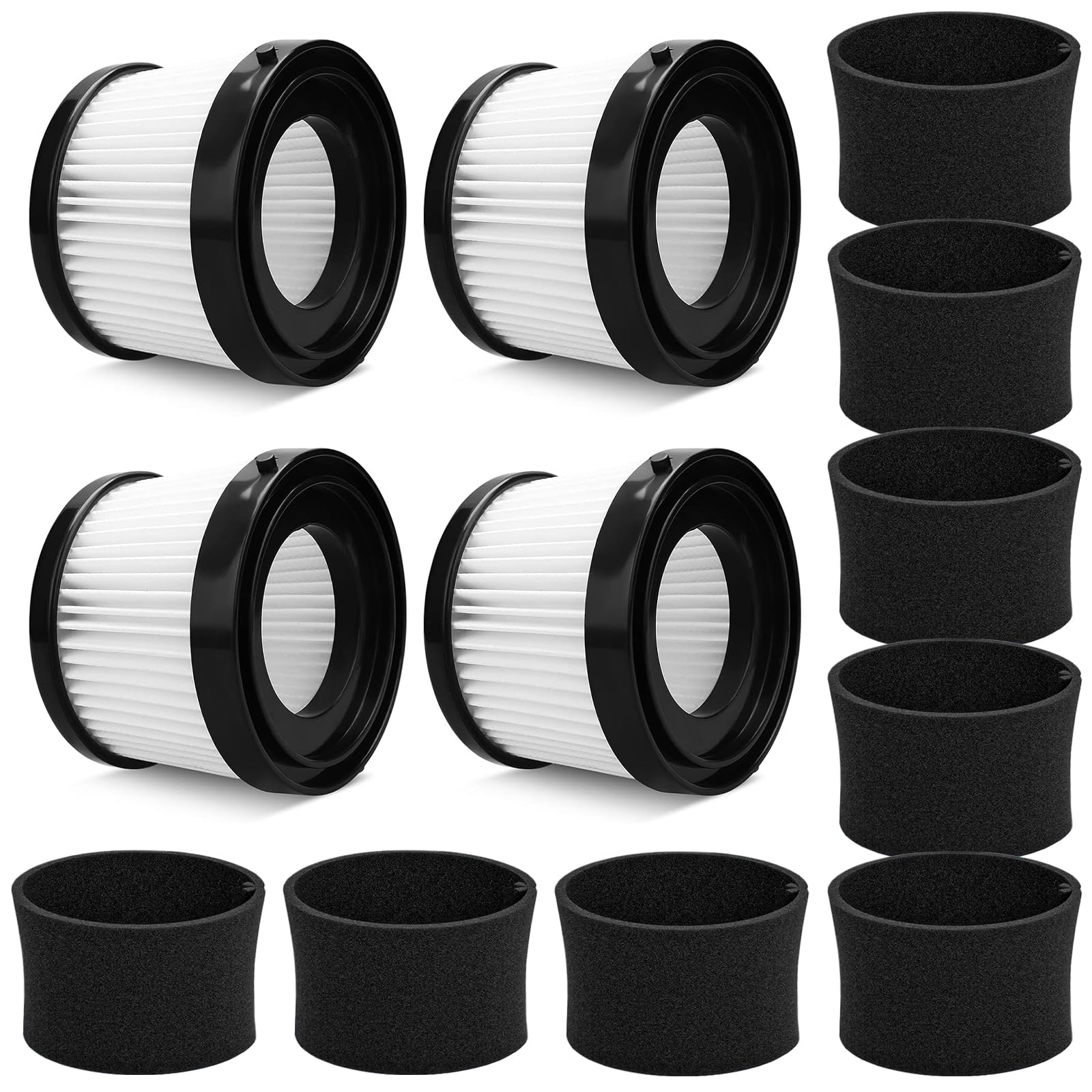 PAYUDAL DCV501HB HEPA filter pack front view for DEWALT compatibility