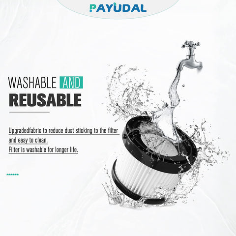 PAYUDAL packaging box with four filters and eight sleeves