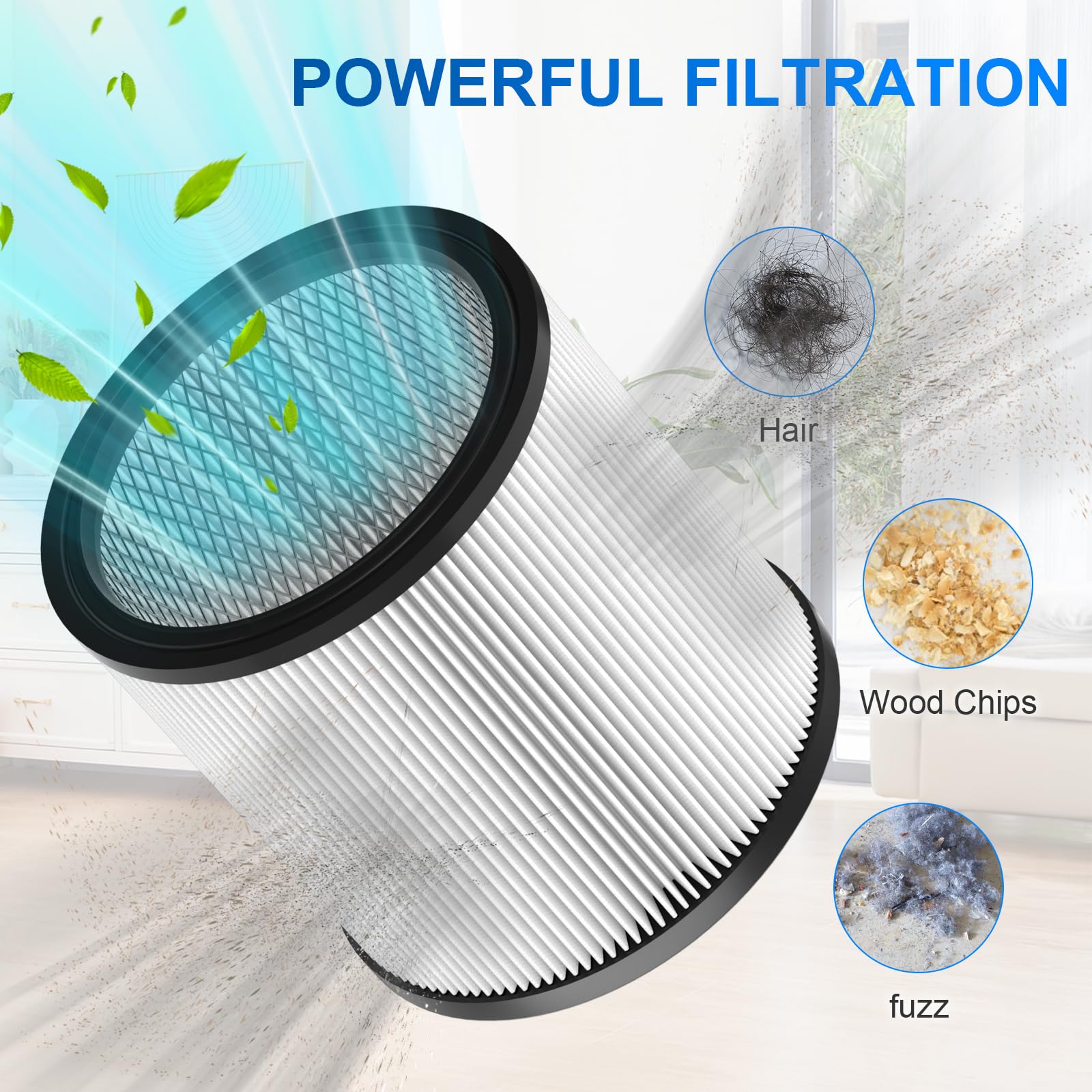 PAYUDAL DXVC6910 cartridge filter pack of two enables easy replacements.