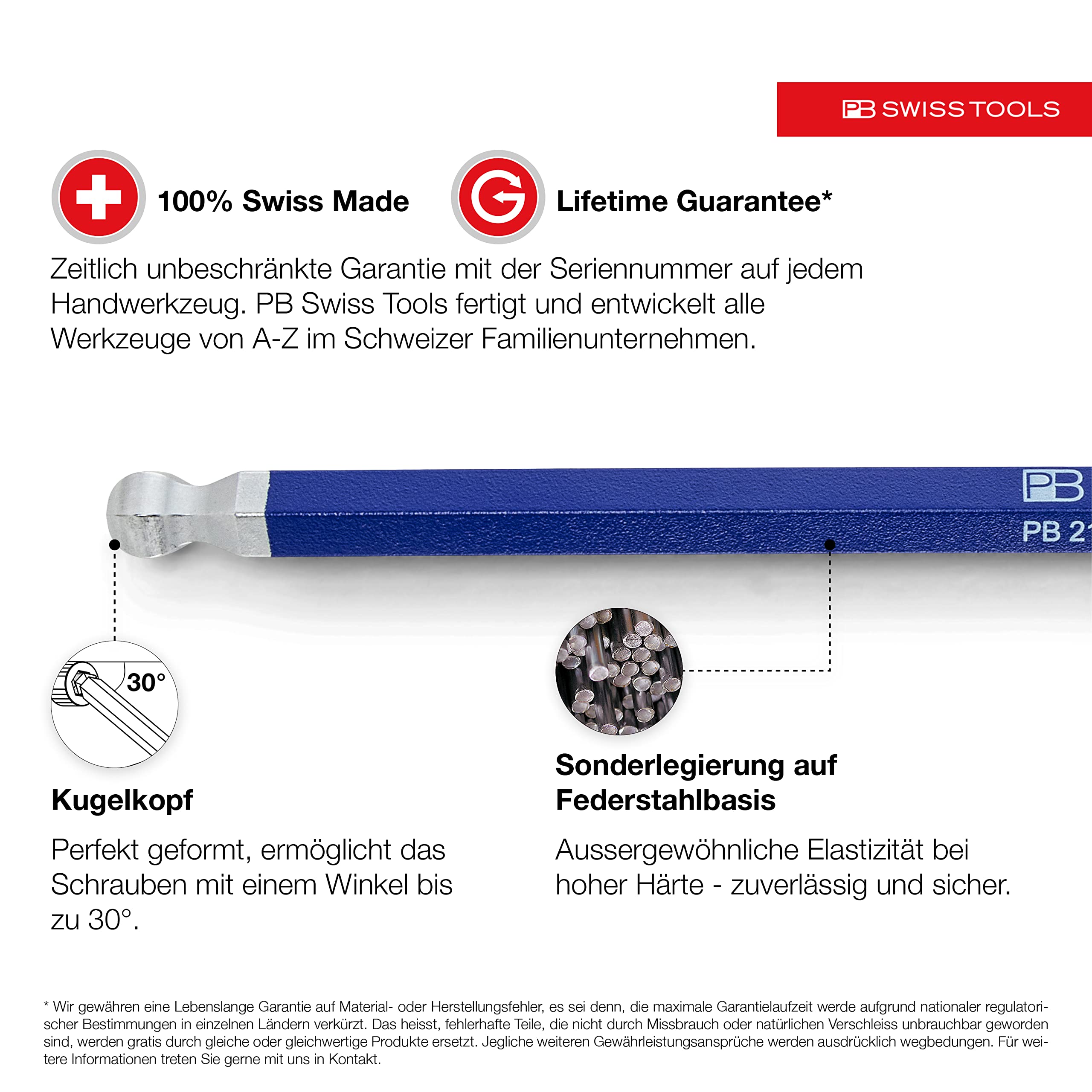 PB Swiss Tools Rainbow color coding speeds size identification during maintenance.