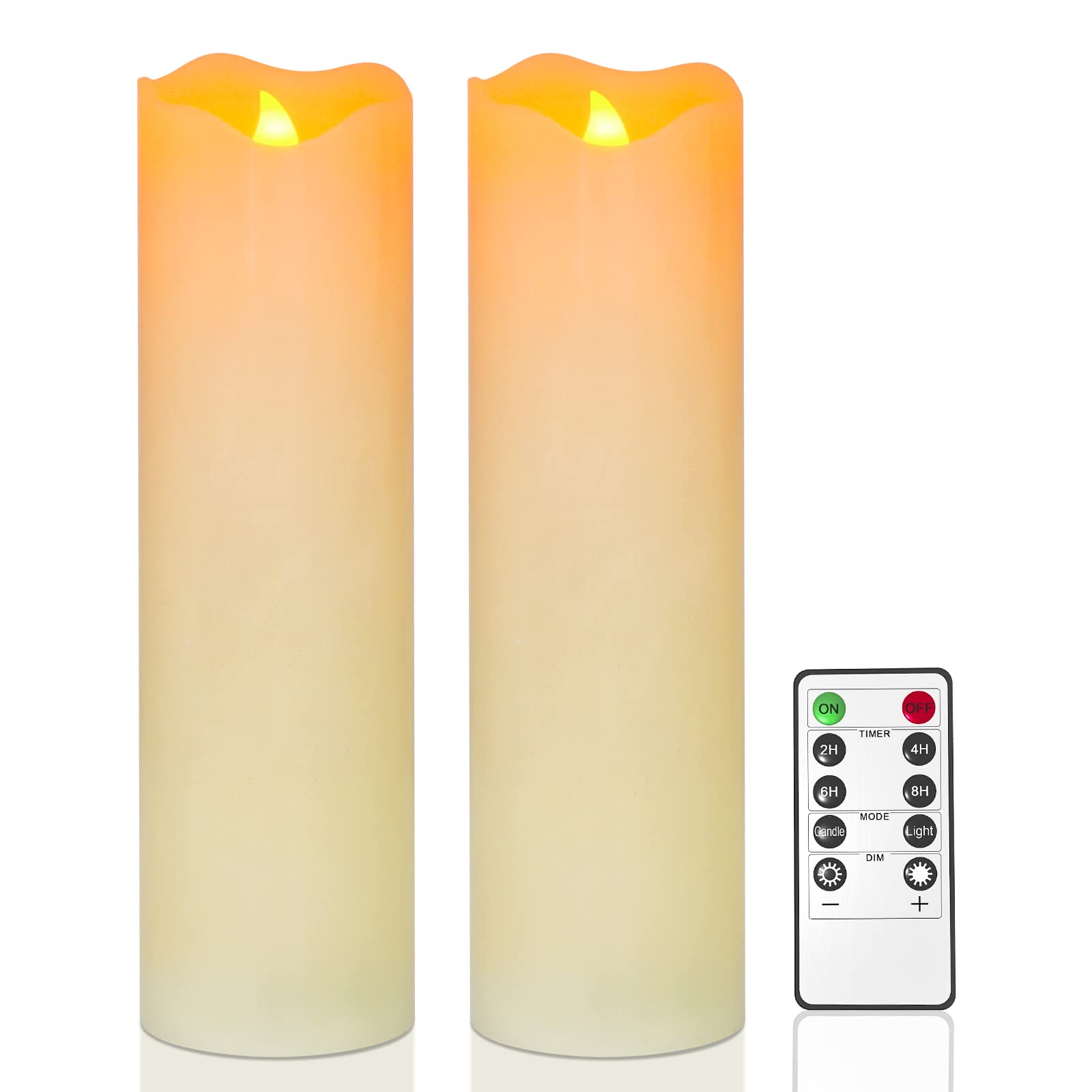 PChero indoor outdoor decor with flameless candles enhancing ambiance.