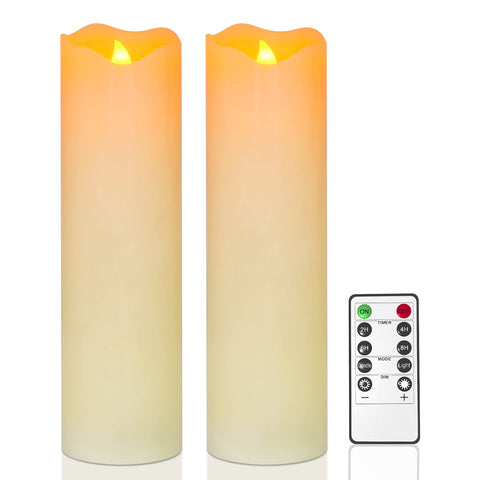 PChero indoor outdoor decor with flameless candles enhancing ambiance.