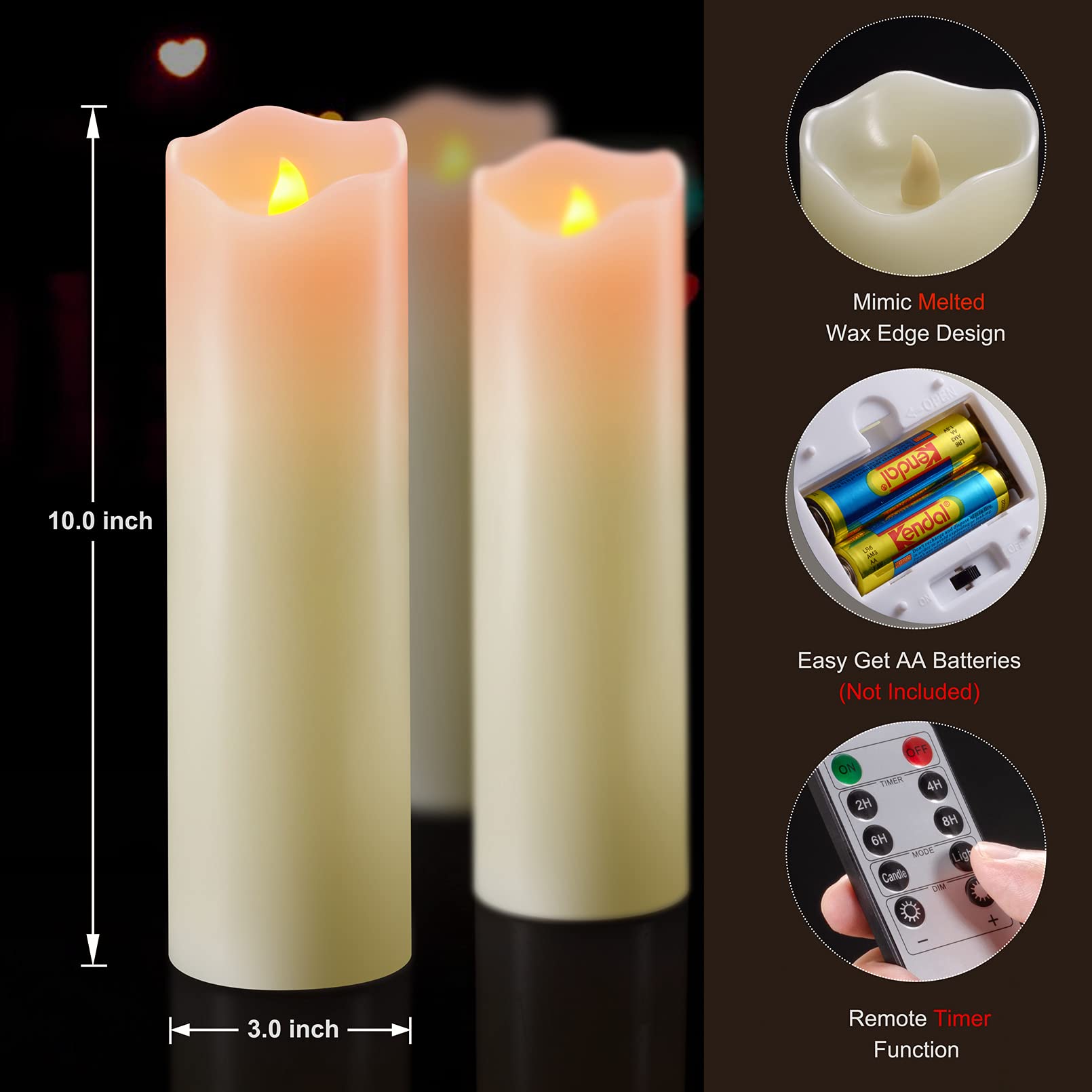 PChero remote control and timer for effortless lighting schedule.