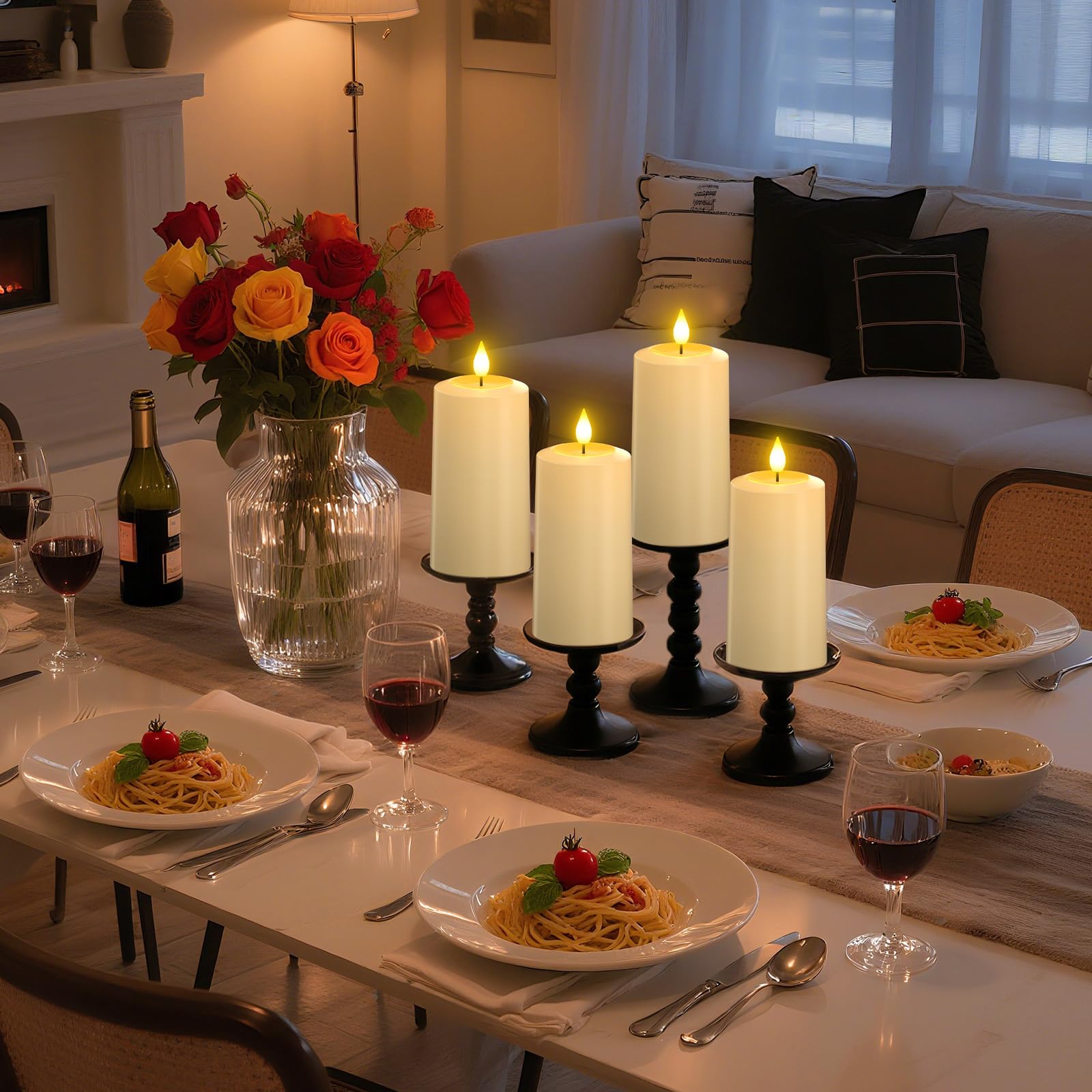 PChero warm flicker glow enhancing cozy living spaces