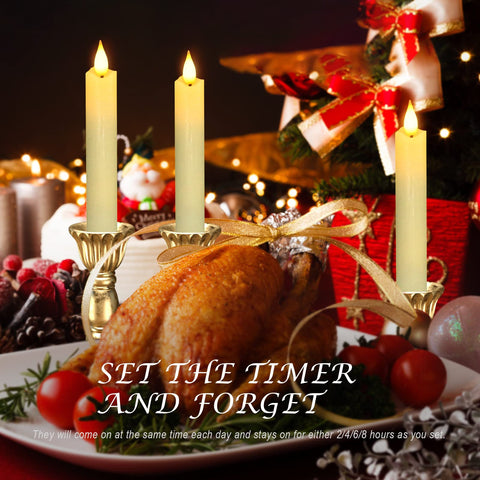 PChero 6.4-inch taper candle fits most holders for elegant centerpieces