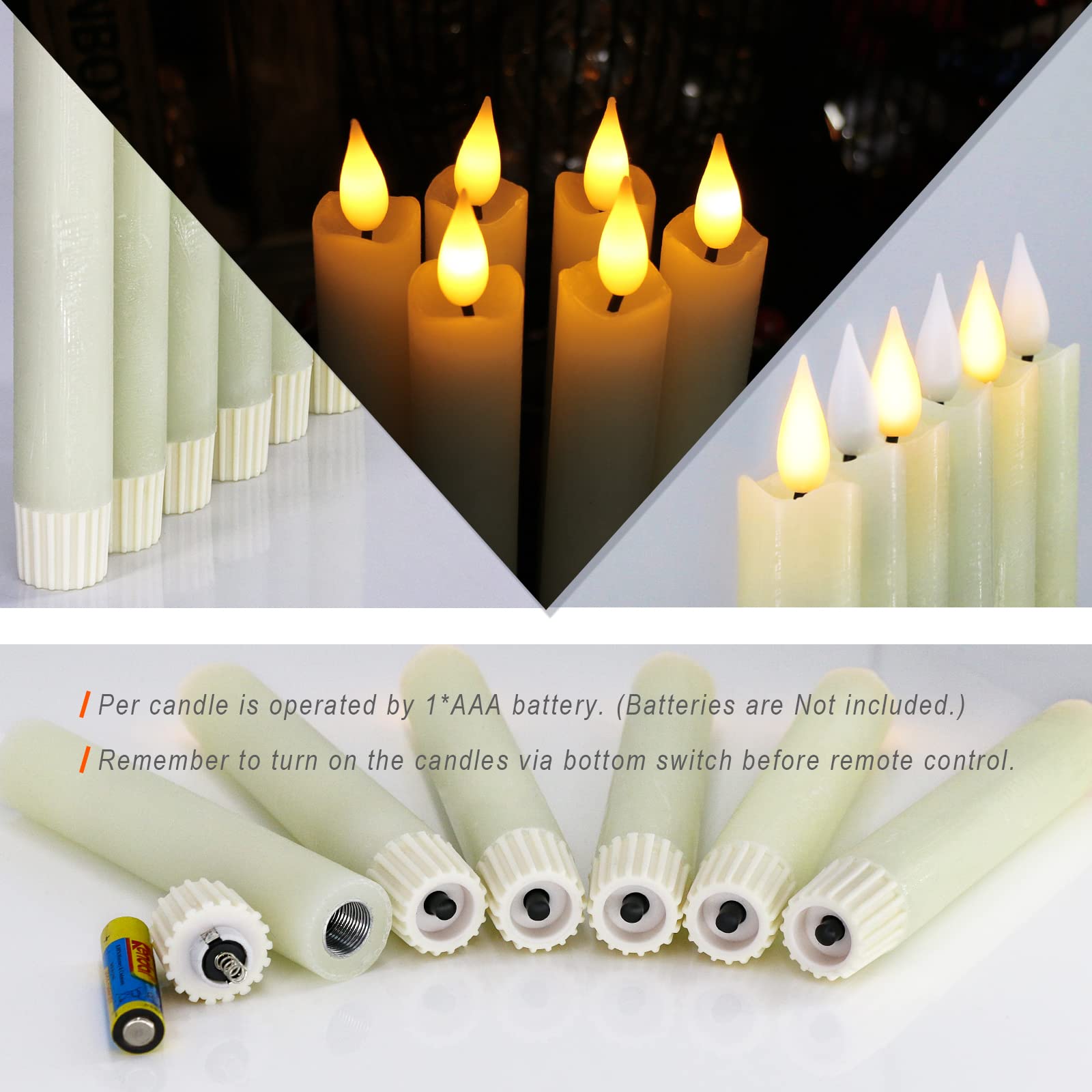 PChero battery-operated design provides hours of warm light