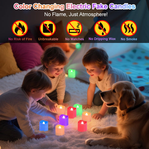PChero flameless pumpkin decor from Halloween for safe seasonal lighting.