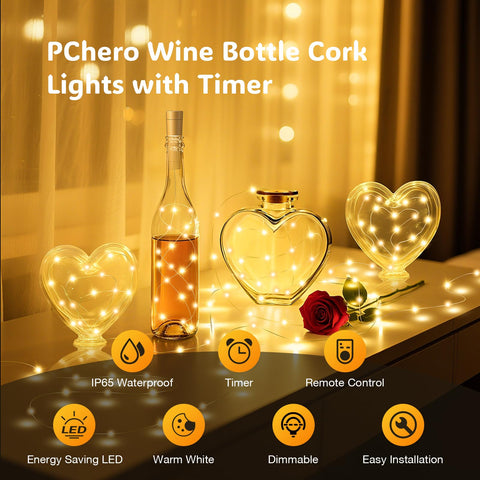 PChero remote control enables easy mode changes and timing options.