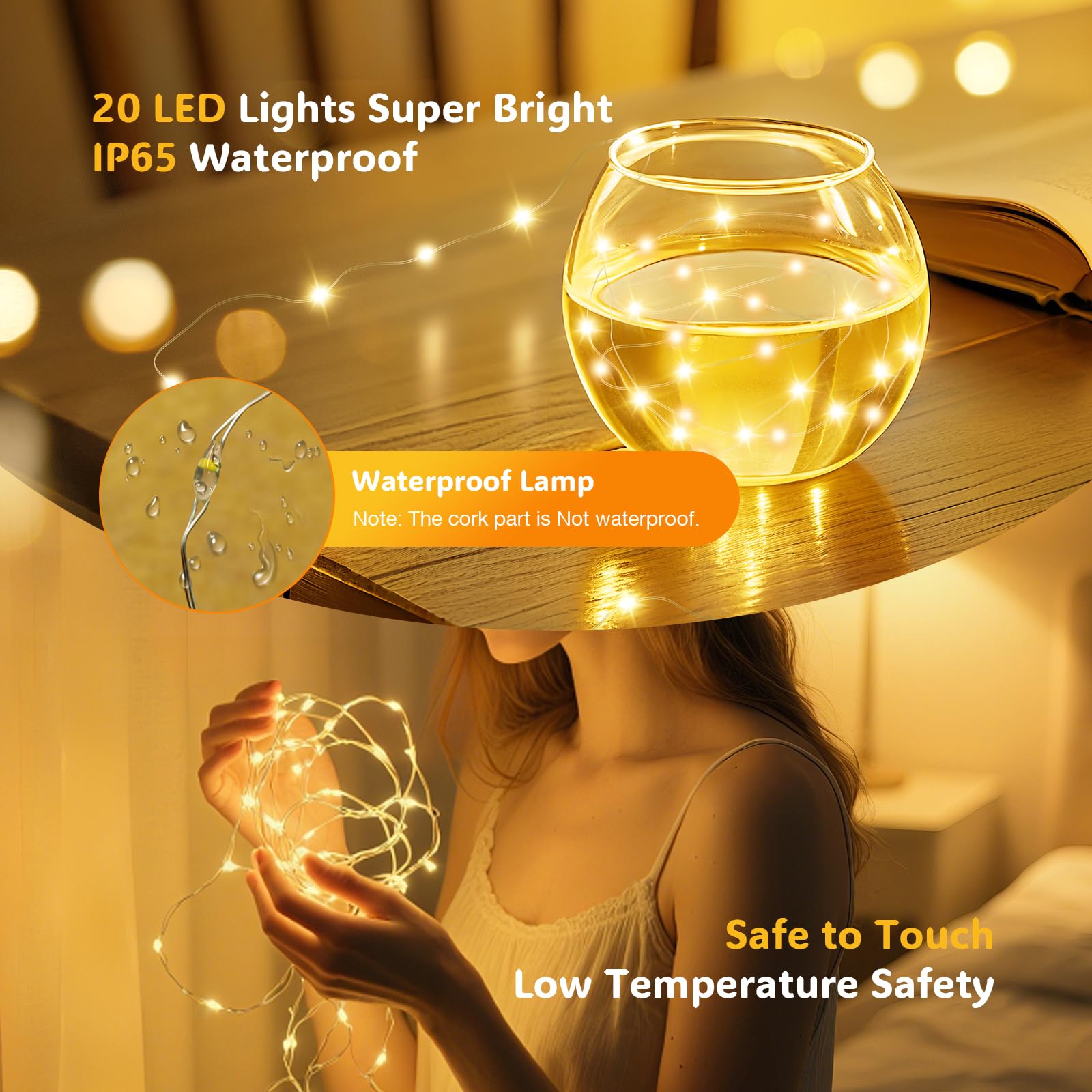 PChero wedding and party decoration adds warm, magical glow.