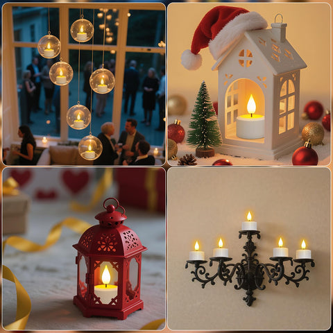 PChero compact tealight size fits most holders and setups.