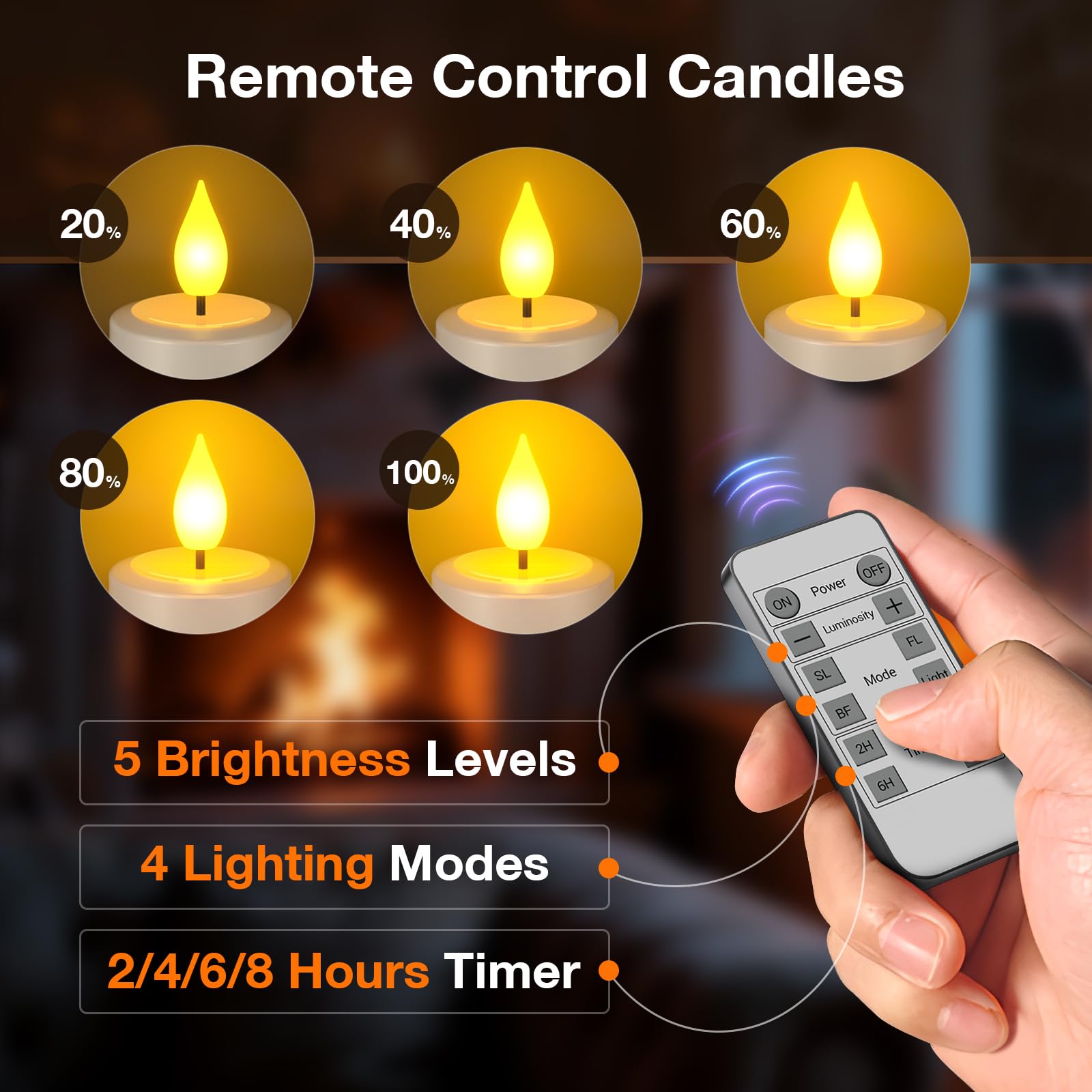 PChero timer feature demonstrates 2/4/6/8 hour options for automatic shutoff.