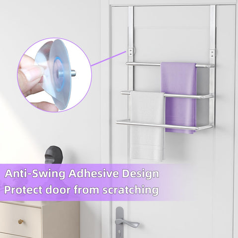 PDBADA adhesive pads quiet operation and door protection.