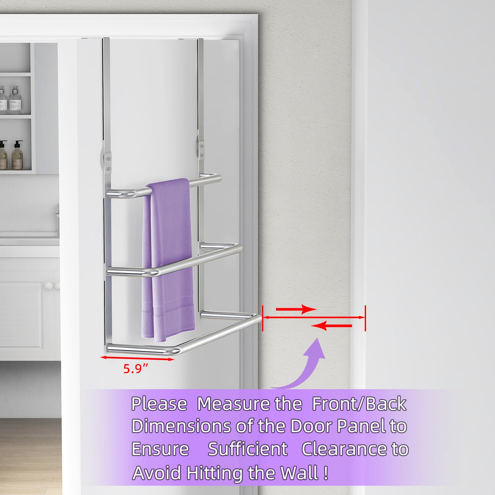 PDBADA towels drying with improved air circulation on trapezoidal bars.